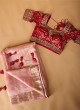 Wedding Wear Saree In Organza Fabric